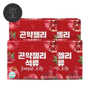 참앤들황토농원 데이앤 곤약젤리 석류 130ml x 10팩 4박스