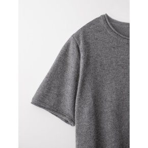 Camel round half knit (Dark grey)