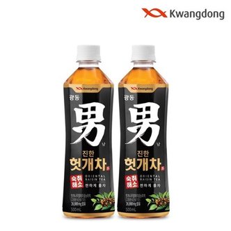 광동 힘찬하루 男 헛개차 500ml x 40pet