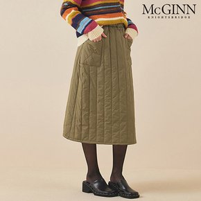 포켓 밴딩 퀼팅 스커트_PBMF5W1SK8081