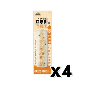 고래사 프로틴바 구운치즈 즉석간편식 80g x 4개