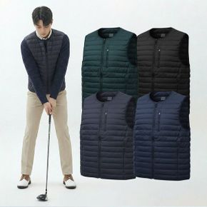 남성 골프 패딩조끼 겨울 보온 경량 라운딩 필드 베스트_P414378420