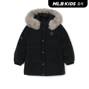 MLB키즈 (공식)24FW 베이직 여아 글로시 미드다운 7FDJB0946-50BKS