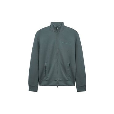 ARMANI EXCHANGE AX 남성 체인징 로고 하이넥 집업(A414131028)다크 그린