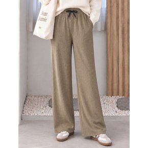 데일리 스트링 코듀로이 밴딩 와이드 팬츠_M2609PT101C