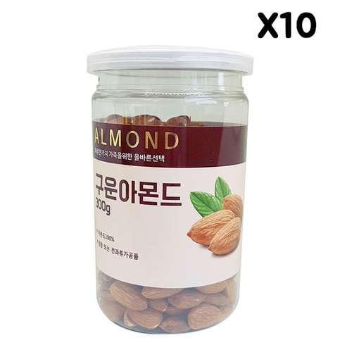 크래커 FK 구운아몬드 300g X10