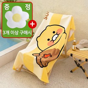 춘식이 비치 타월 철푸덕 XL 대형 수건