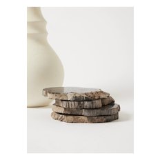 Set of Four Petrified Wood Coasters 17411127376901398