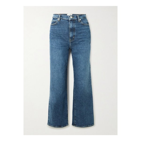 하이웨이스트 와이드 진 다크 데님 46376663162833576