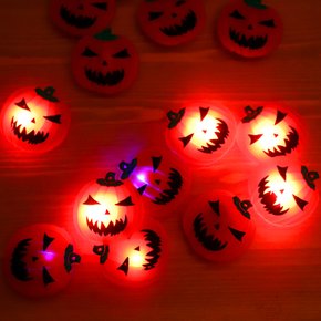 LED 플래시 뱃지 (호박/ 15개입)