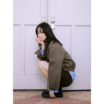 빈폴레이디스 츄잉 코듀로이 반바지  브라운 (BF5925C41D)