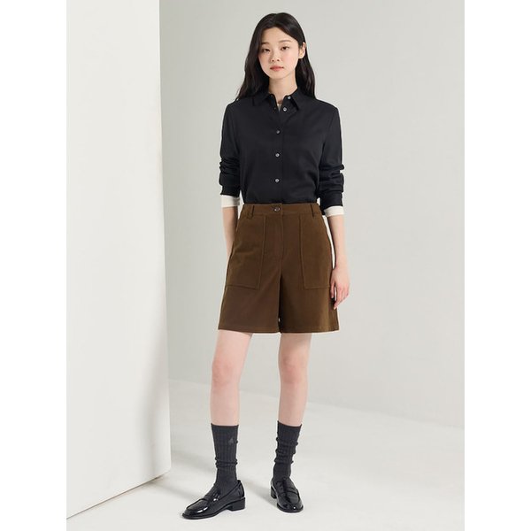 츄잉 코듀로이 반바지  브라운 (BF5925C41D)