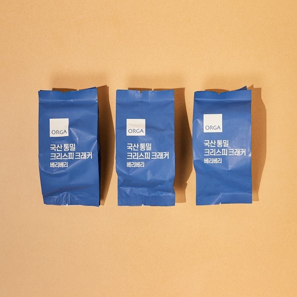 올가 국산 통밀 크리스피 크래커 베리베리(120g)