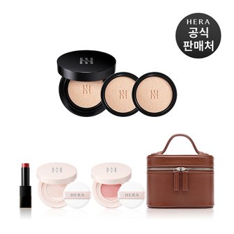 헤라 [내일도착]헤라 블랙쿠션 파운데이션 디럭스(본품+리필2/미니쿠션+블러쉬+립+메이크업박스)