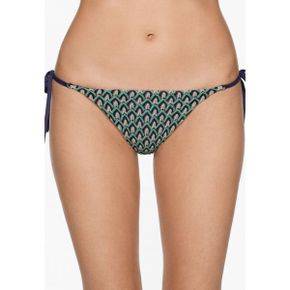 5176194 OYSHO MEDIUM-COVERAGE WITH TIES - Bikini bottoms turquoise