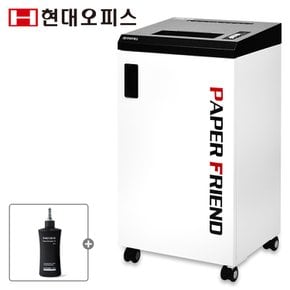 현대오피스 국산 대형 문서세단기 PK-4230K+세단기오일  20매 세단 파지함 55L 저소음세단기