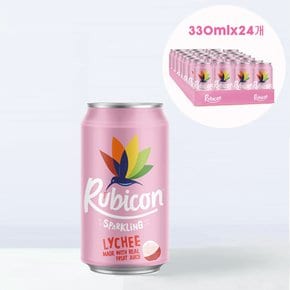 루비콘 리치 스파클링 330ml 24캔 저당 저칼로리 탄산 열대과일주스