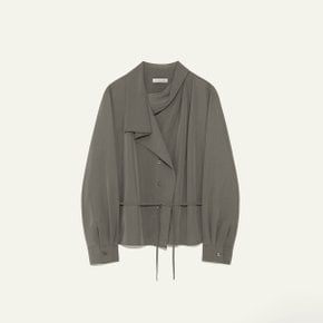 Draped Casa Top Slate