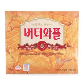 아이간식 크라운 버터 와플 316g 사무실간식 1팩 X ( 2매입 )