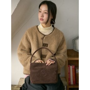 ANC VELVET REVE BAG_BROWN