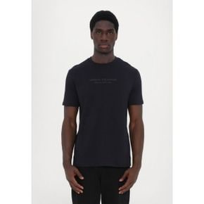 Armani Exchange 아르마니 익스체인지 티셔츠 일반 핏 - 프린트 딥 네이비 7784698