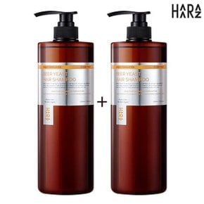 하라즈 맥주효모 샴푸 화이트머스크향 1000ml(1+1)