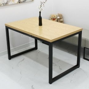 오크 LPM 상판 1100 x 700 입식 4인 식탁 음식점 구내 식당 맛집 튼튼한 테이블
