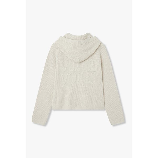 라쿤 블렌드 후드 집업 가디건 7115450Y10105