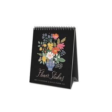 라이플페이퍼 2025 Flower Studies Desk Calendar 탁상 달력