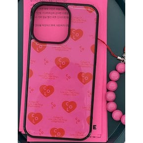 Heart Logo Pattern Case (3type)