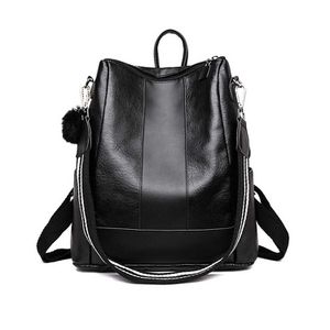 오너클랜 여성 블랙 백팩 숄더 겸용 배낭 여행 비즈니 가방