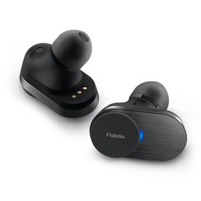 PHILIPS Fidelio T1 Bluetooth 무선 이어폰 액티브 노이즈 캔슬링 탑재 듀얼 드라이버(블랙)