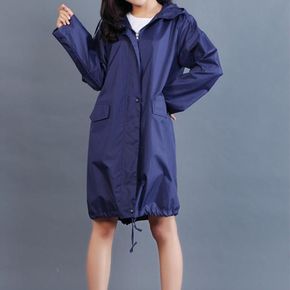 보드미 여성 코트형 패션 우비 바람막이 레인코트 레인자켓 여성레인코트