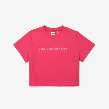 휠라 인터내셔널 크롭 티셔츠 (FS2RSF2172F_HPK)