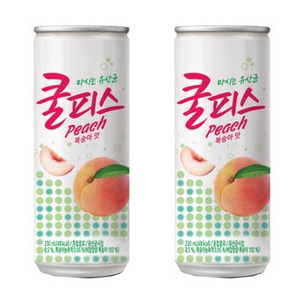  동원 쿨피스 복숭아맛 230ml x 30캔 과즙음료 마시는 유산균