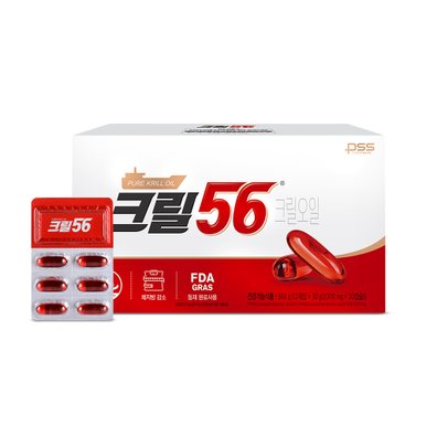 펄세스 함익병 크릴56 크릴오일 1000mg 30캡슐 x 12박스