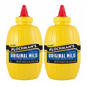  [해외직구]Plochman`s Original Mild Yellow Mustard 플로츠만 오리지널 마일드 옐로우 머스타드 538g 2팩