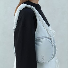 Pebble Shoulder Bag_Silver