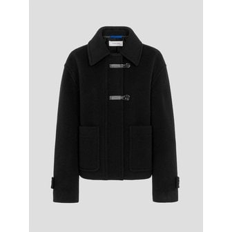 구호 플러스 Duffle Short Coat  Black (KE5X30M195)