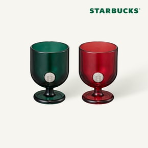 [스타벅스] 조이풀 글라스 세트 276ml(2P)