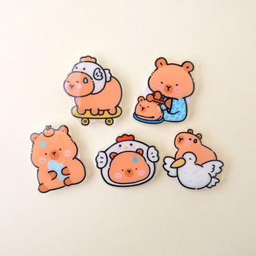 메르시밴드 볼빨간 카피바라 스마트톡 (5 Color)