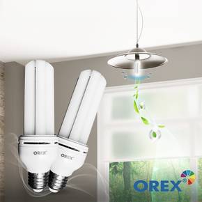 오렉스 공기정화 광촉매 LED 컴팩트형 램프 8W (1개입)