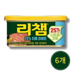 리챔 더블라이트 햄 200g 6개