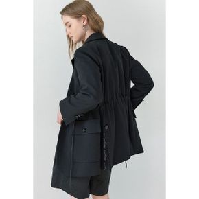 테일러드 원버튼 스트링 싱글 자켓 블랙_P337493784