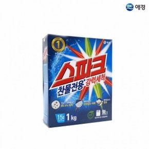 스파크 실용적인 가루세제 1kg 일반용 종이박스 1EA 분말세제 세탁세제 세탁용품 액체세제 일반용