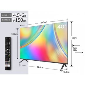 [Amazon.co.jp TCL TV Google TV 40S5401 Dolby Audio FHD HDR10 VESA 한정] 40V형 풀 하이비전