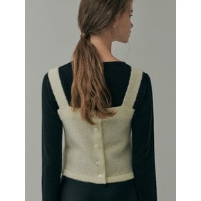 Selen Button Vest(Cream)