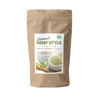  HEMP STYLE 헬프 단백질 파우더 비가열 캐나다산 1kg(1000g)