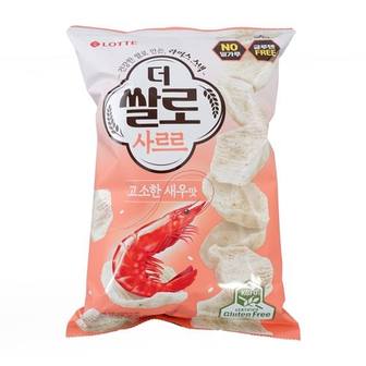  롯데 더쌀로 사르르 새우맛 100g◆