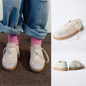 ZARA 키즈 메쉬 스니커즈 에크루화이트 (190-255)